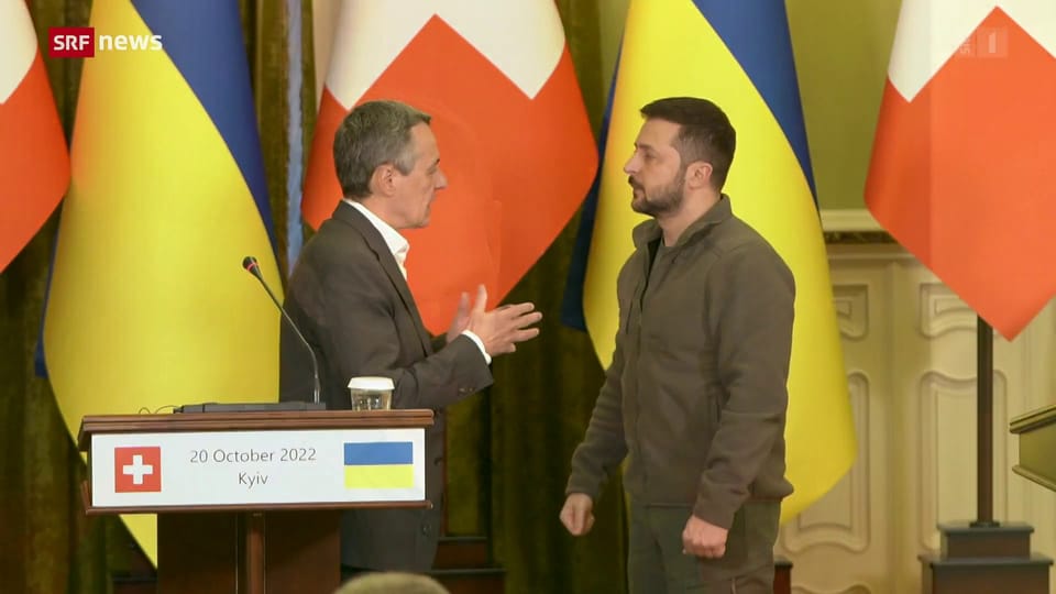 Archiv: Bundespräsident Cassis in Kiew