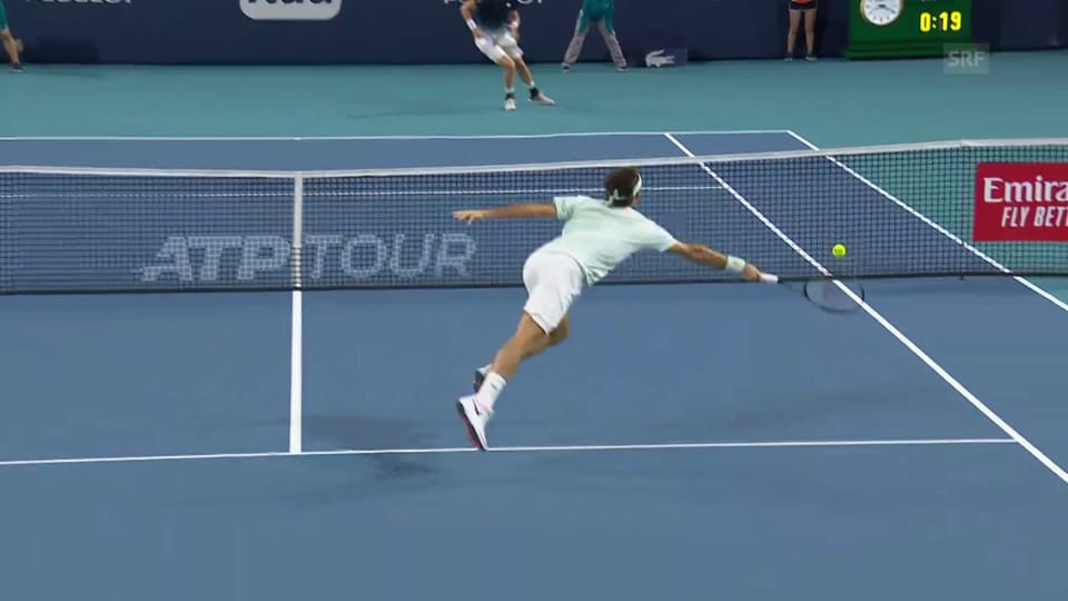 Federer - Anderson: Die Live-Highlights