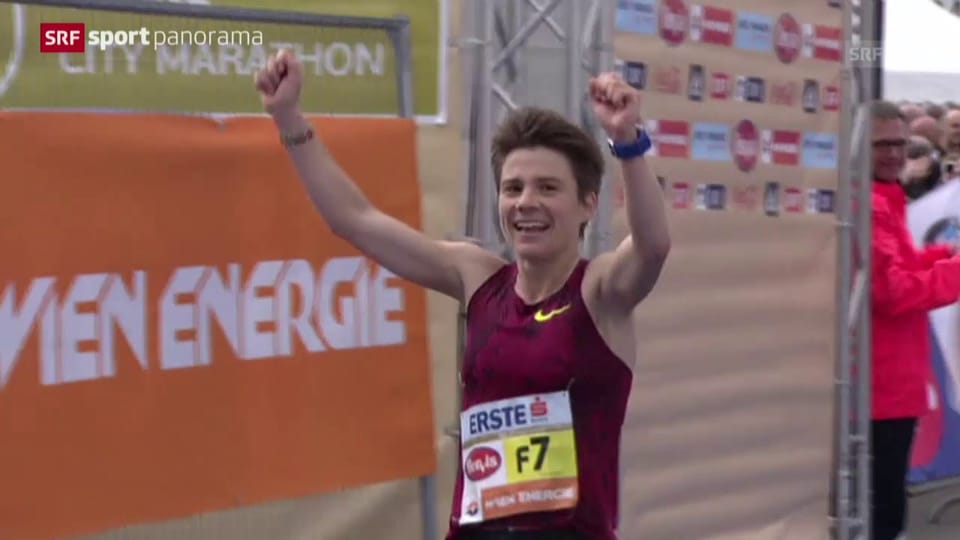 Archiv: Neuenschwander gewinnt 2015 den Marathon Wien