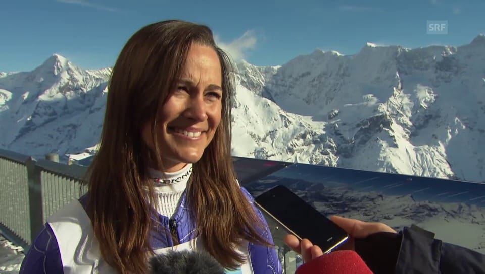 Pippa Middleton zum Inferno-Skirennen