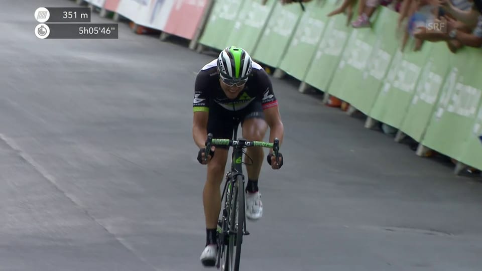 19. Etappe: Boasson Hagen sprintet dem Ziel entgegen