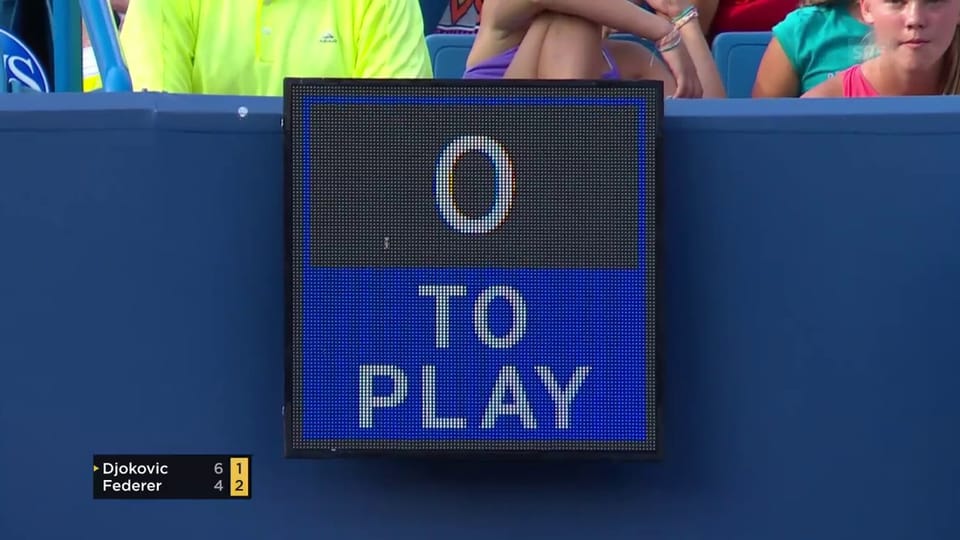 Djokovic nimmt sich zu viel Zeit