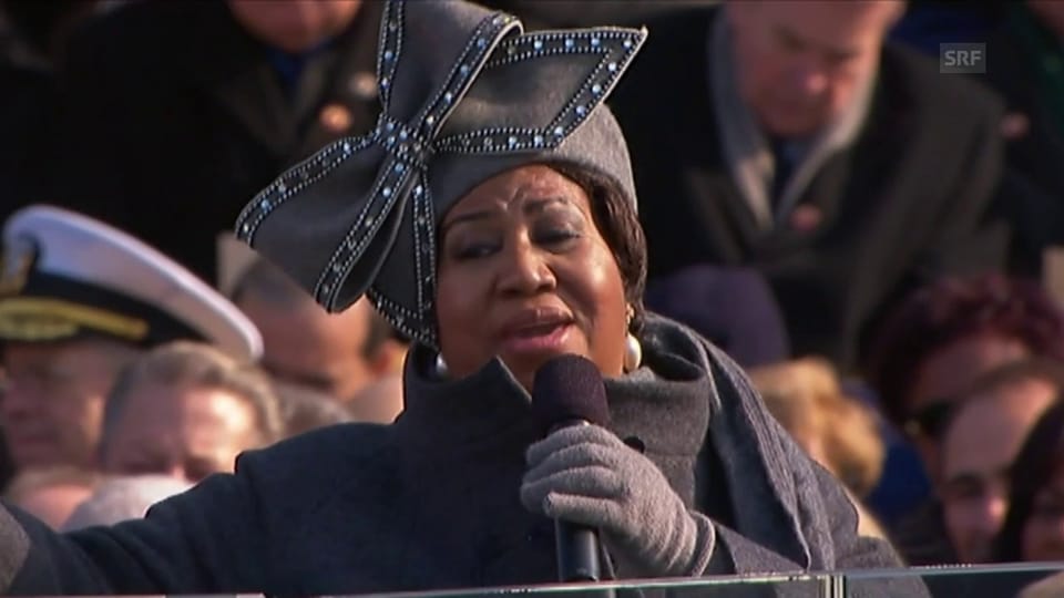 Aretha Franklin singt bei Obamas Inauguration (2008)