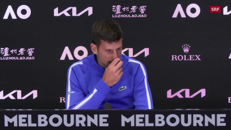 Djokovic: «Habe nicht viel richtig gemacht in den ersten beiden Sätzen» (engl.)