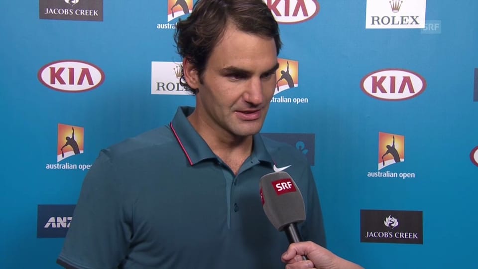 Interview mit Federer («sportlive», 22.01.2014)