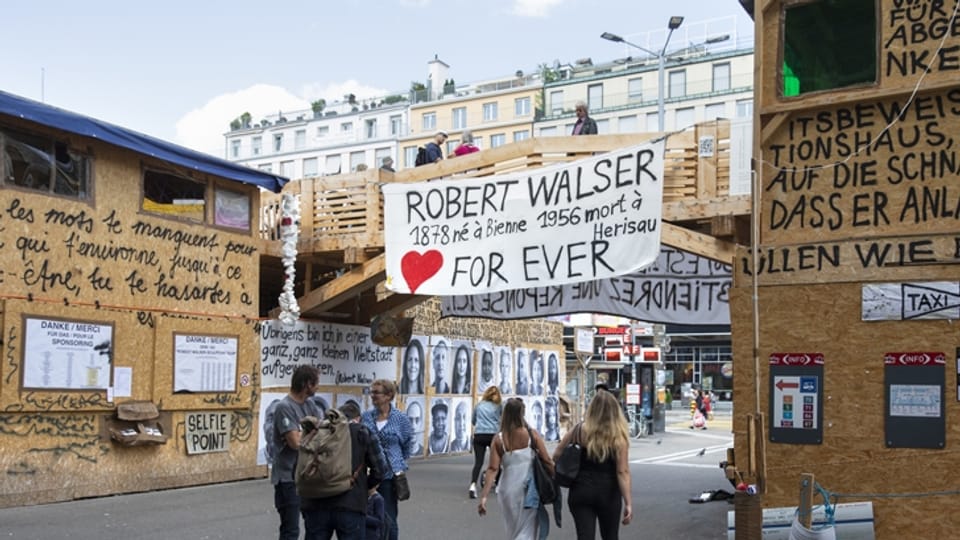 Biel und die Robert Walser-Skulptur: Ein Abenteuer geht zu Ende