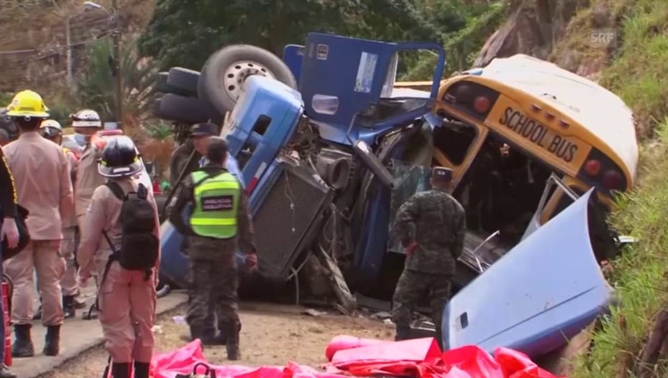 Honduras: Viele Tote und Verletzte bei Busunfall (unkomm.)