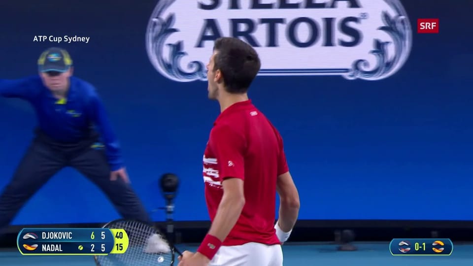 Djokovic und Nadal liefern sich zwei unglaubliche Ballwechsel in Serie