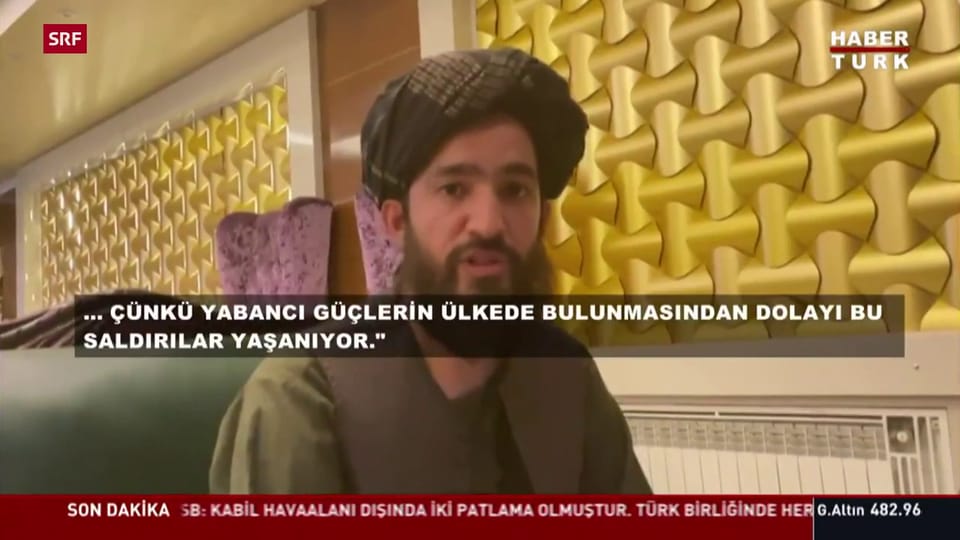 Vertreter der Taliban spricht mit türkischem Sender