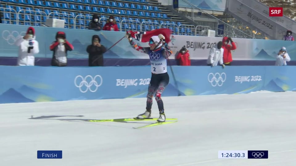 Johaug gewinnt bei ihrer Olympia-Dernière überlegen