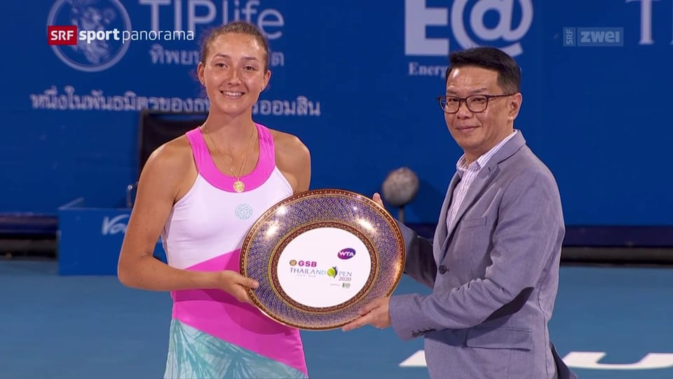 Leonie Küng manchenta il titel en 1. final da WTA