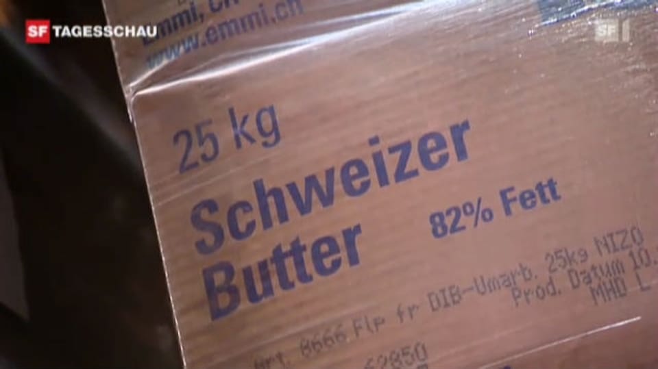 Der Butterberg ist 10'000 Tonnen schwer