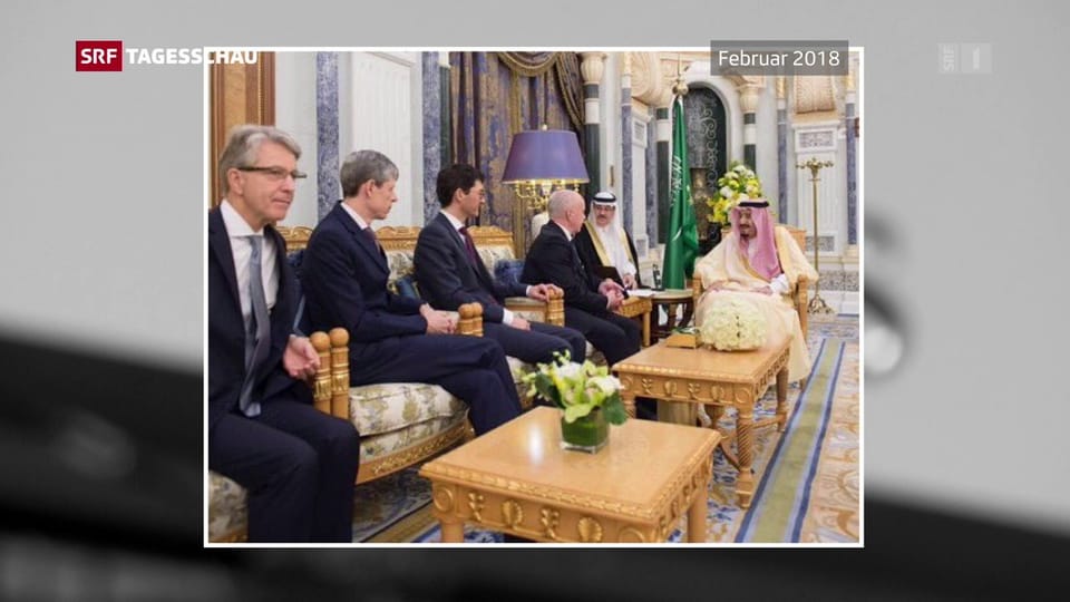 Bundespräsident Ueli Maurer besucht König Salman in Saudi-Arabien