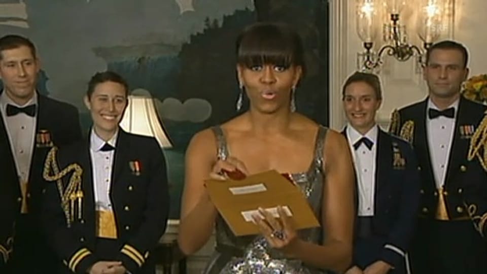 Michelle Obama bei den Oscars 2013