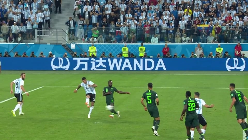 Nigeria verliert gegen Argentinien knapp und scheidet aus