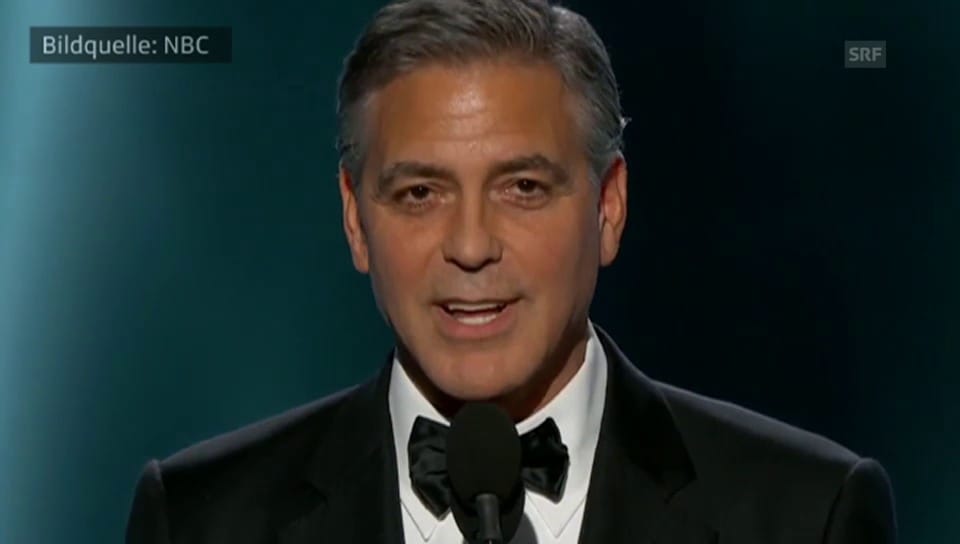 George Clooney Liebeserklärung an Amal