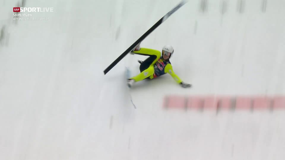 Belshaws Sturz an der Skiflug-WM geht glimpflich aus