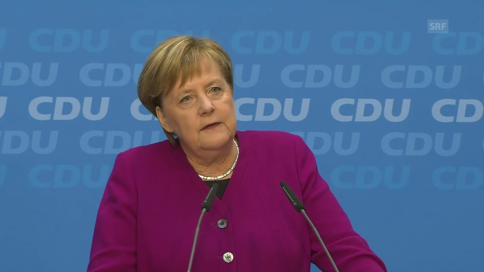 Aus dem Archiv: Merkel kündigt geordneten Rückzug an