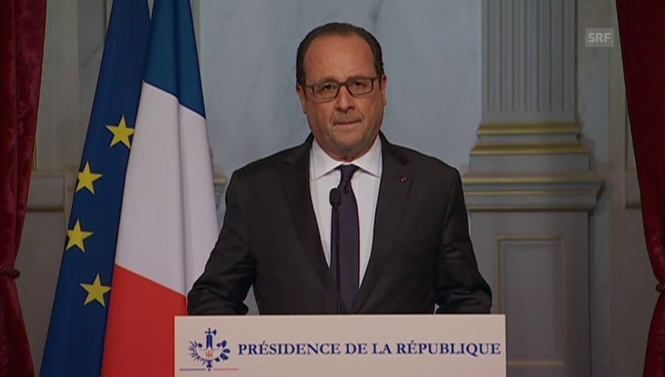 Präsident François Hollande ruft Notstand aus