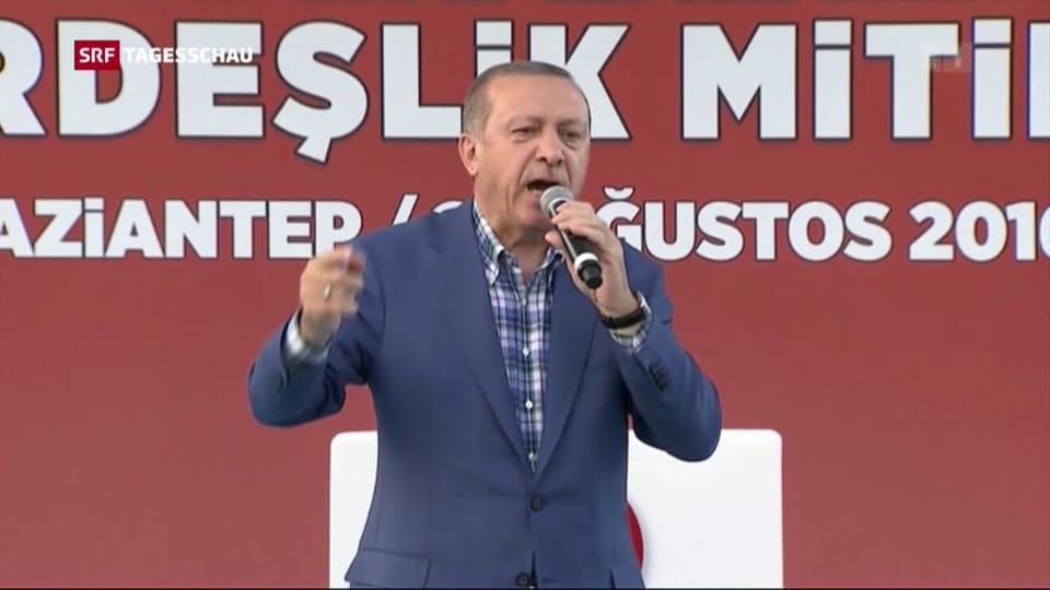 Erdogan spricht in Gaziantep