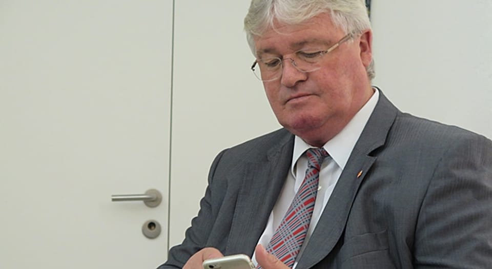 CVP-Aargau Präsident Markus Zemp hatte sich mehr erhofft (18.10.2015)