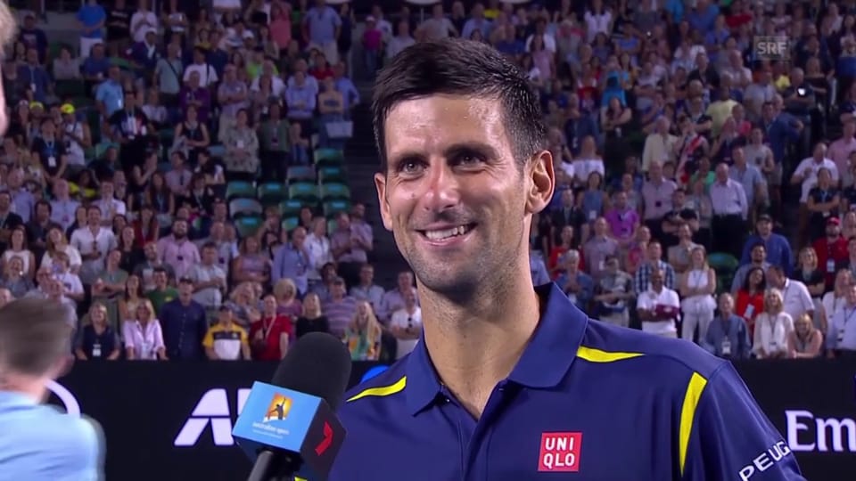 Courier zu Djokovic: «Gut gespielt, Mama!»