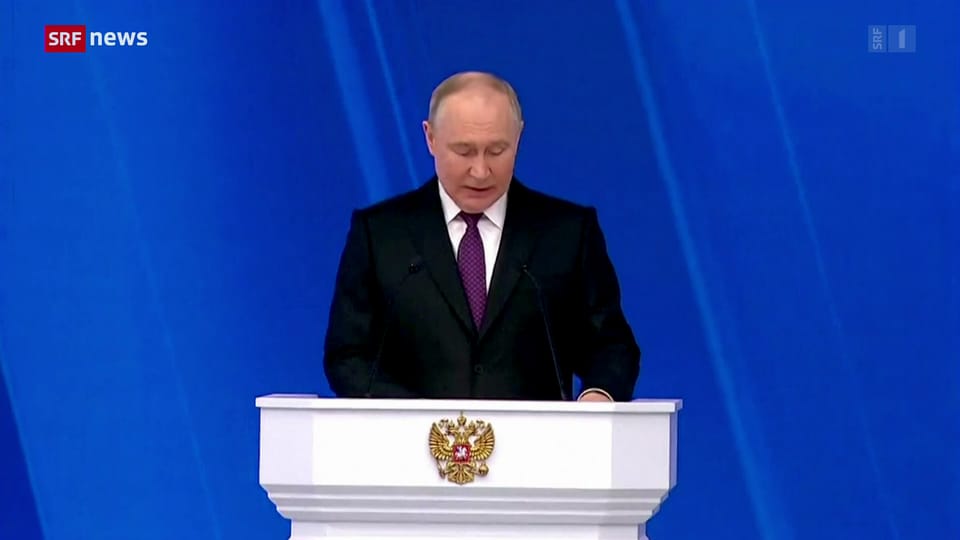 Putin droht in Rede an die Nation mit Atomwaffen