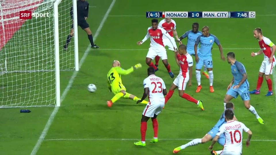 Juwel Mbappé trifft zum 1:0 gegen ManCity