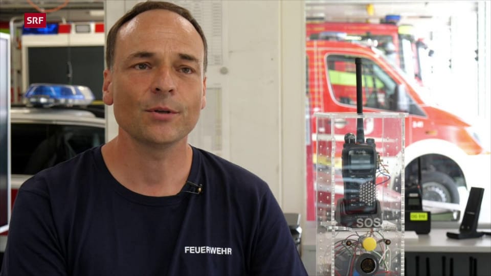 Feuerwehr-Kommandant & Notfunk-Tüftler Christoph Wyttenbach