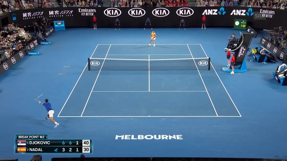 Die Live-Highlights bei Djokovic-Nadal