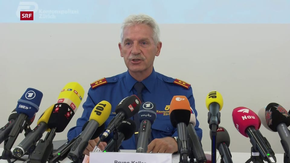 Chef Sicherheitspolizei Zürich Keller: «Der Täter war in psychiatrischer Behandlung»