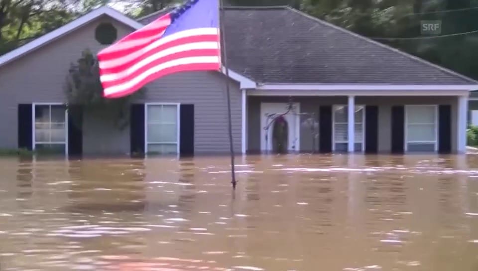Fluten in Louisiana