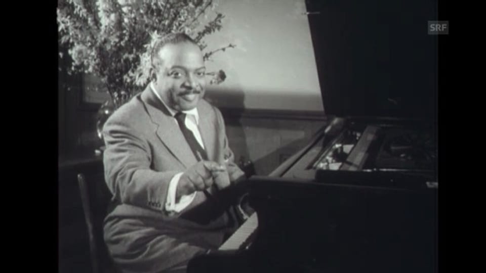 US-Pianist Count Basie zu Gast in Zürich (1959)