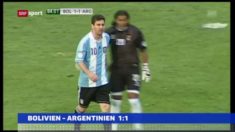 Fussball: Bolivien - Argentinien («sportaktuell»)