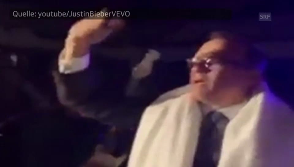 Justin Biebers Instagram-Video von Tom Hanks (unkommentiert)