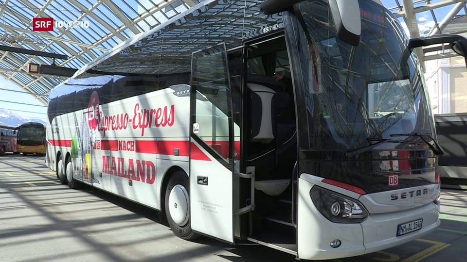 FOKUS: Die DB macht den SBB mit Bussen Konkurrenz