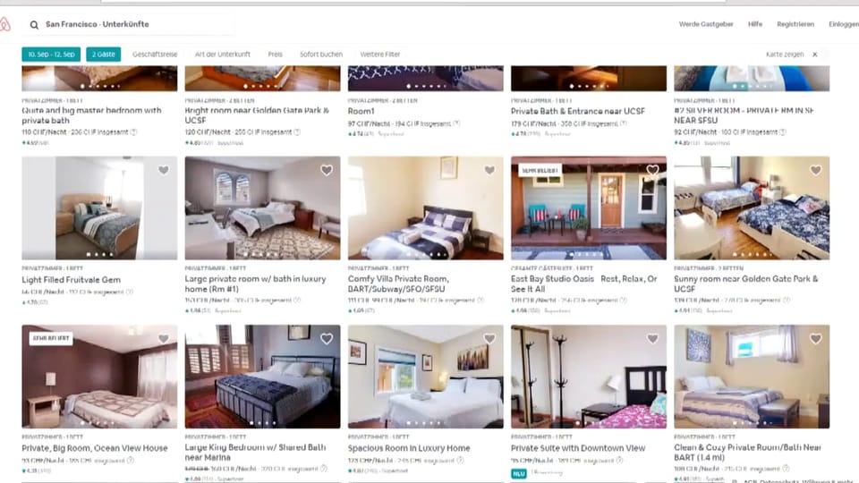 «Airbnb»-Panne: Fremde im Bett