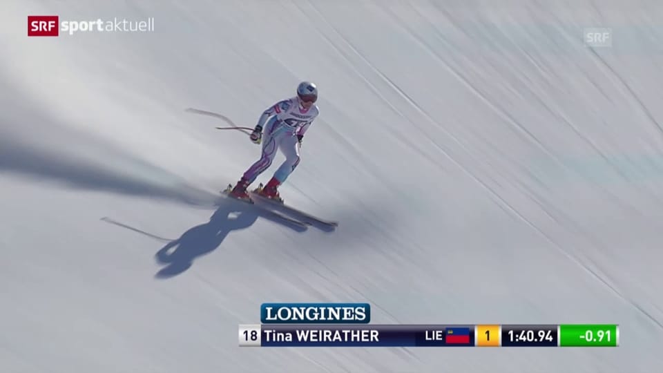 Tina Weirather triumphiert in Garmisch