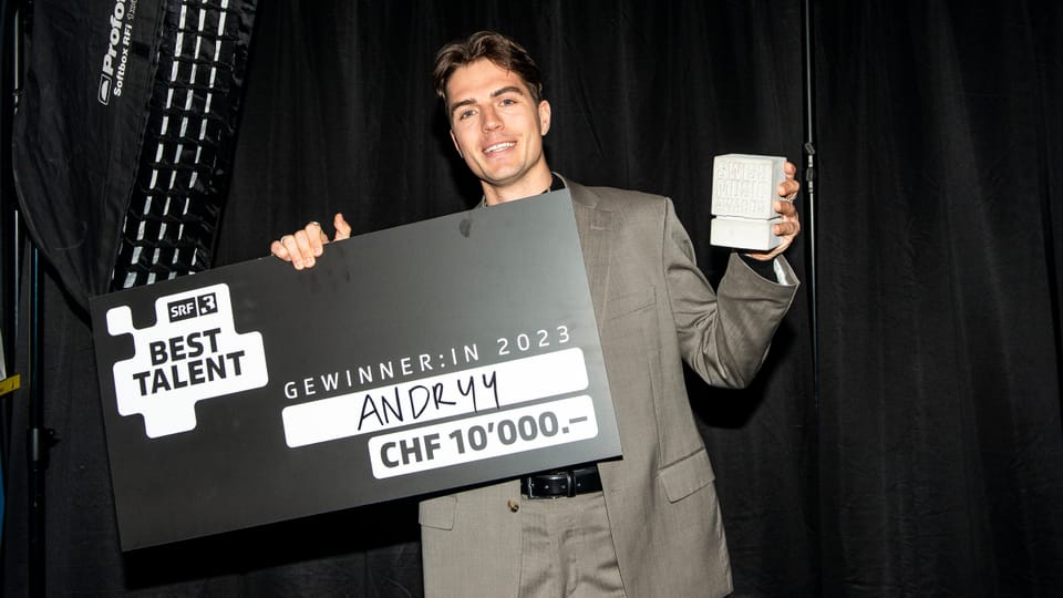 Andryy ist «SRF 3 Best Talent» Jahressieger 