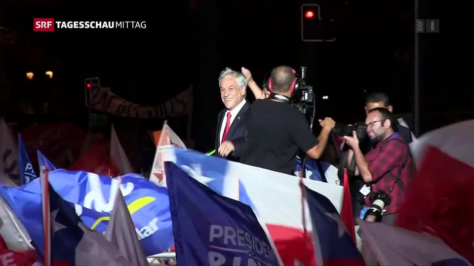 Milliardär Pinera gewinnt Präsidentenwahl in Chile deutlich
