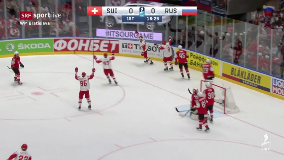 Live-Highlights Schweiz - Russland