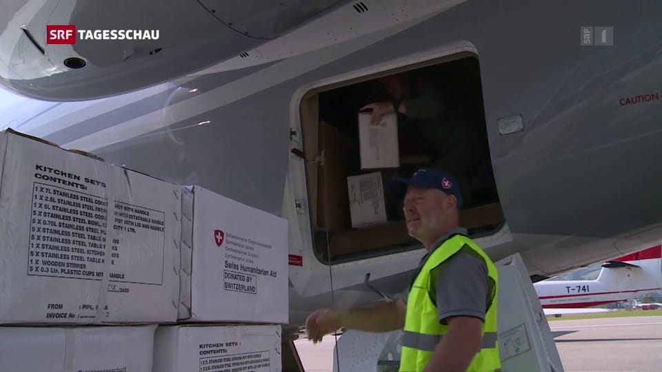 Schweizer Hilfsgüter unterwegs nach Moria