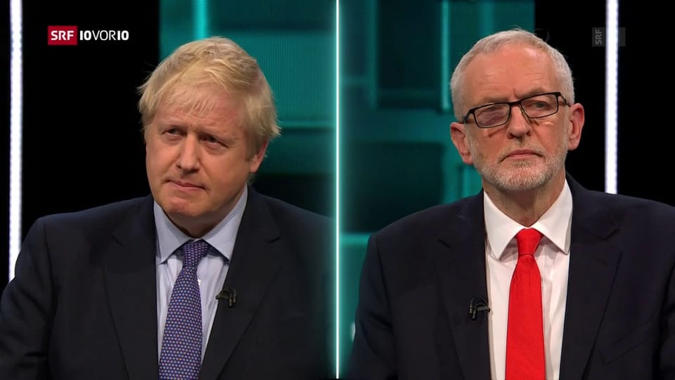 Johnson vs. Corbyn im TV-Duell