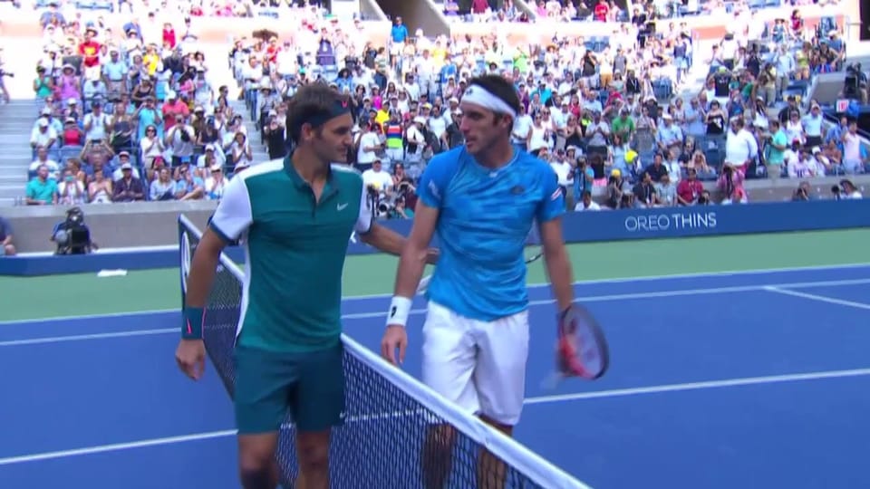 2015: Federer dominiert Mayer an den US Open
