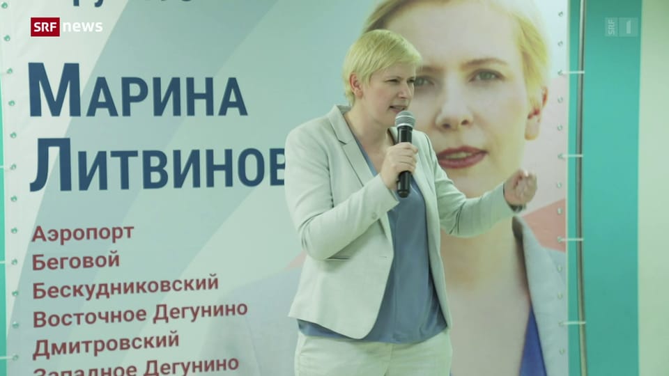 Wahlen in Russland: Die oppositionelle Kandidatin Marina Litvinovich