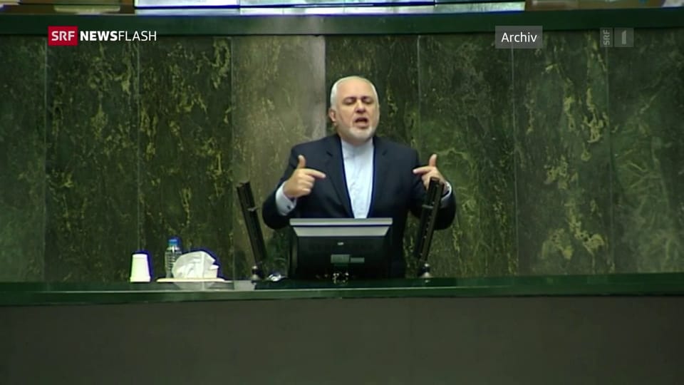 Iranischer Aussenminister auf Sanktionsliste
