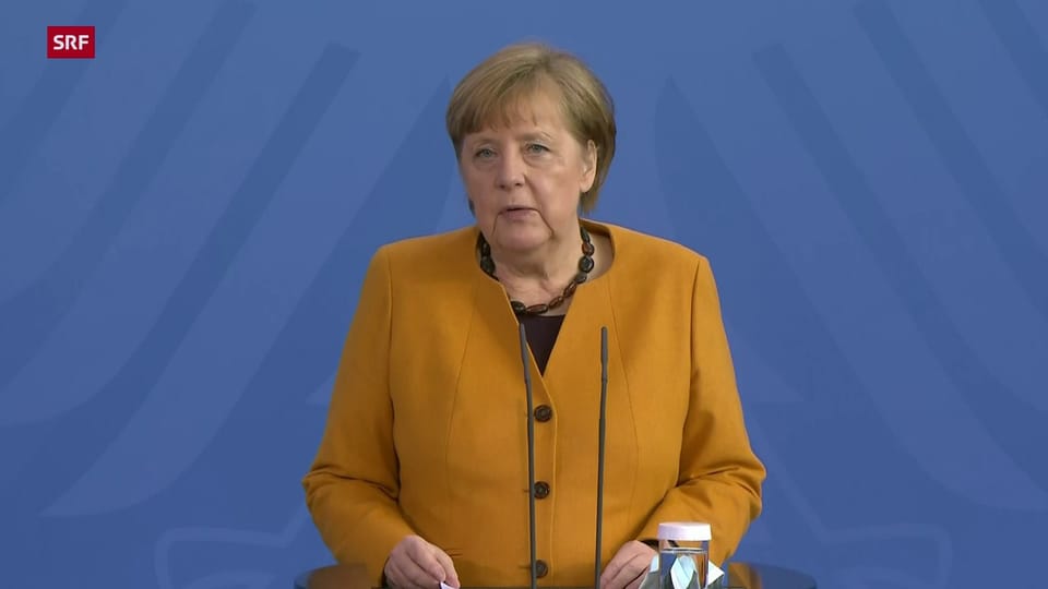Merkel: «Dieser Fehler ist einzig und allein mein Fehler»