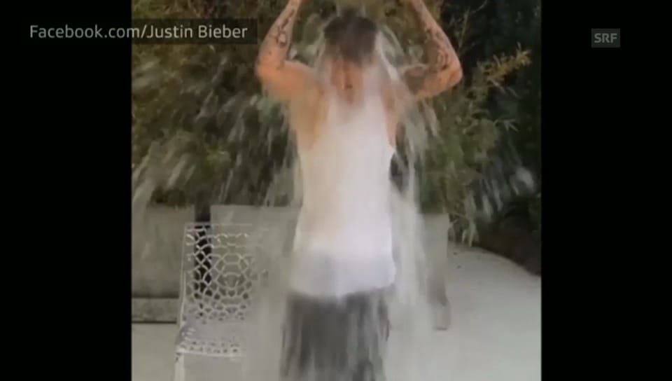 Justin Biebers Ice Bucket Challenge (Englischer Originalton)