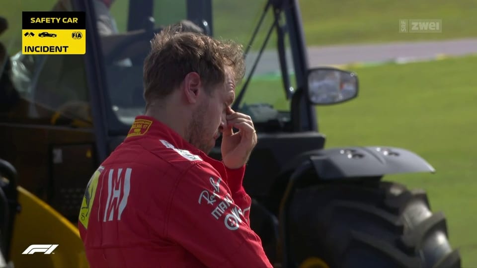 Vettel banduna Ferrari