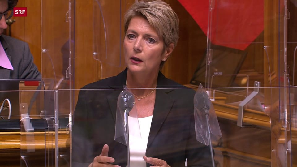 Bundesrätin Karin Keller-Sutter: «Vorschnelle Entscheide und spontane Ankündigungen sind nicht zielführend»